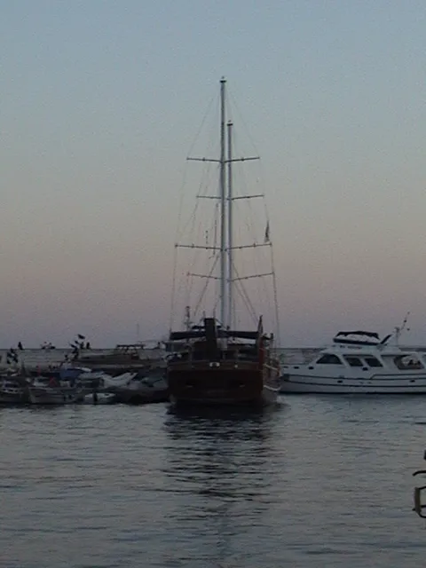 Boats in the old harbour of Kaleici in Antalya, Turkey