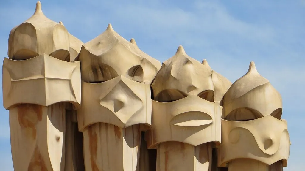 Gaudi's mosaic architecture in Barcelona, a city popular with remote workers
